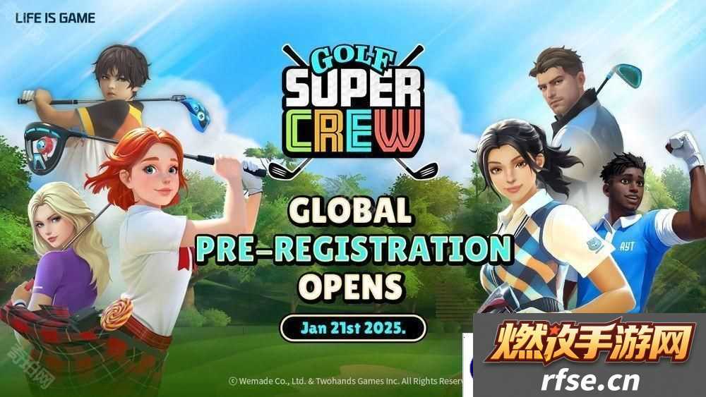 《PangYa》核心成员打造休闲高尔夫游戏《Golf Super Crew》全球事前预约开启