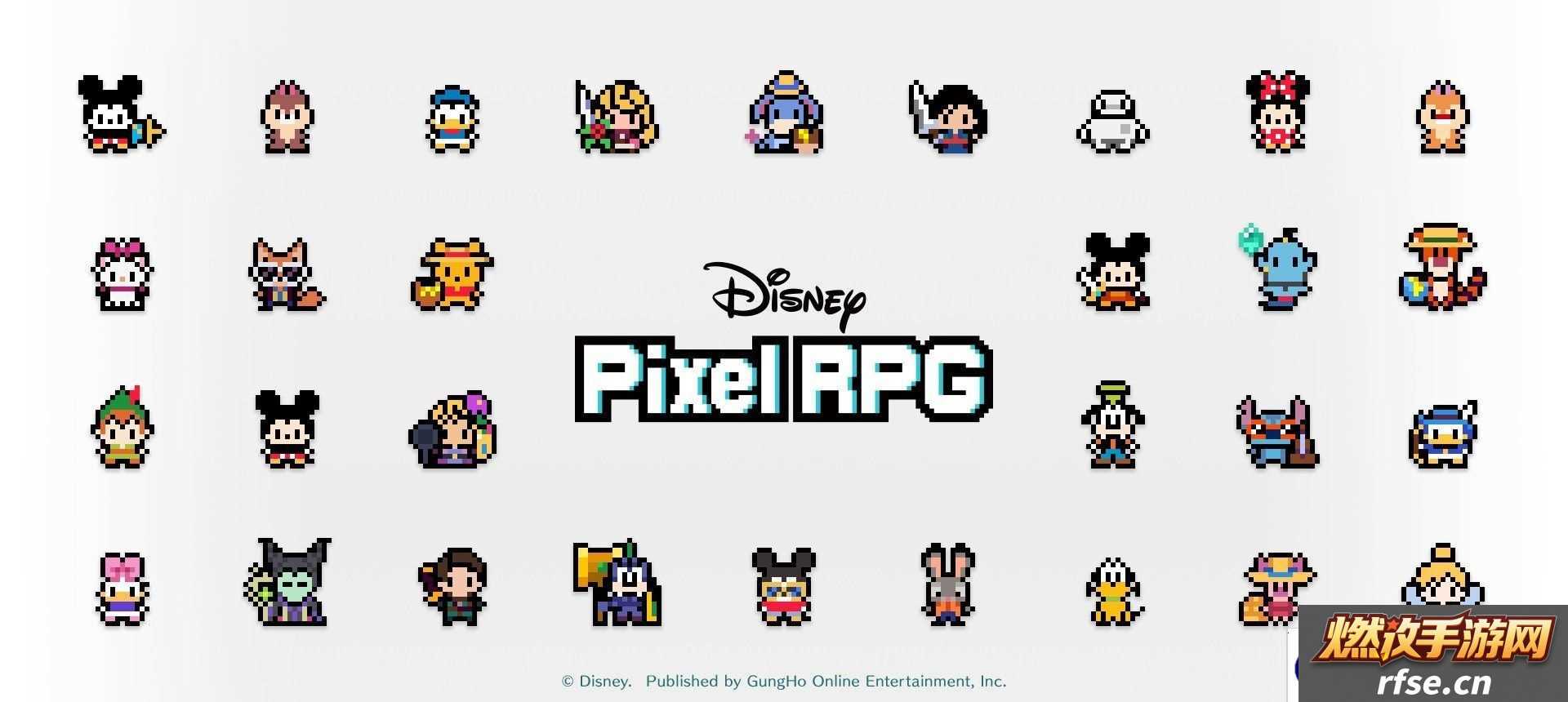 《Disney Pixel RPG》现已正式推出 与「迪士尼」角色们一同踏上游览游戏世界的大冒险!