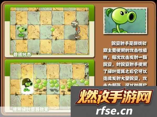 植物大战僵尸2-火焰豌豆射手技能全解析