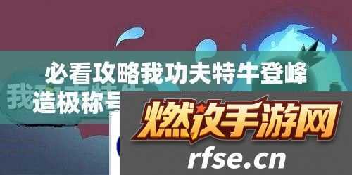 必看攻略我功夫特牛登峰造极称号获取绝密技巧!手慢无!